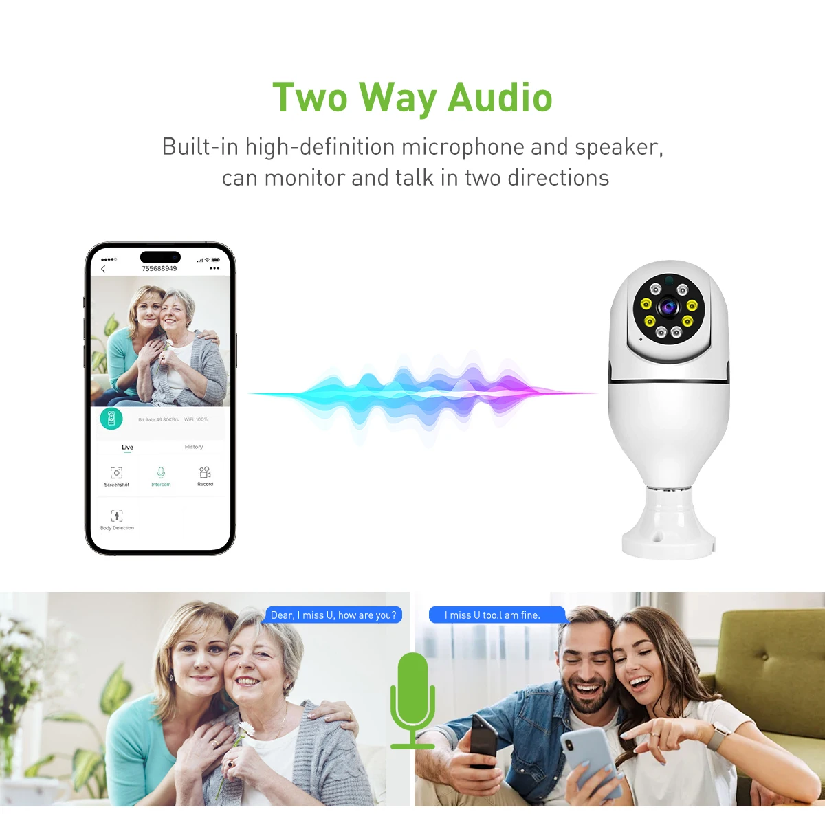 product v380 panoramic bulb camera 360 wifi home security ptz cctv camera with battery with face recognition motion detector camera ip-57