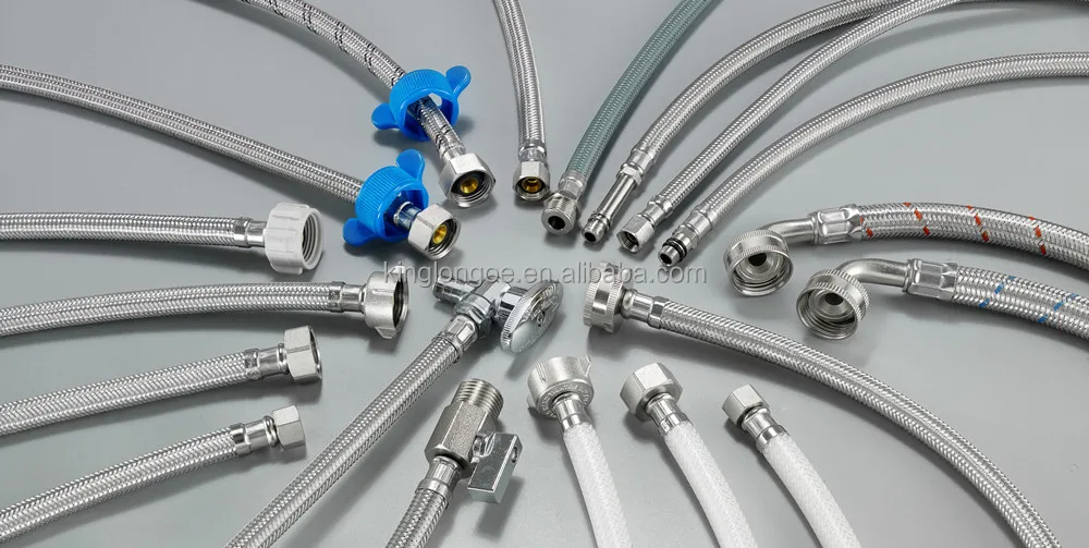 33. Extensible 1/2  3/4 SUS304 316 Ss Corrugated Yellow Stainless Steel  Tube Water Heater Flexible Gas Hose Corrugated
