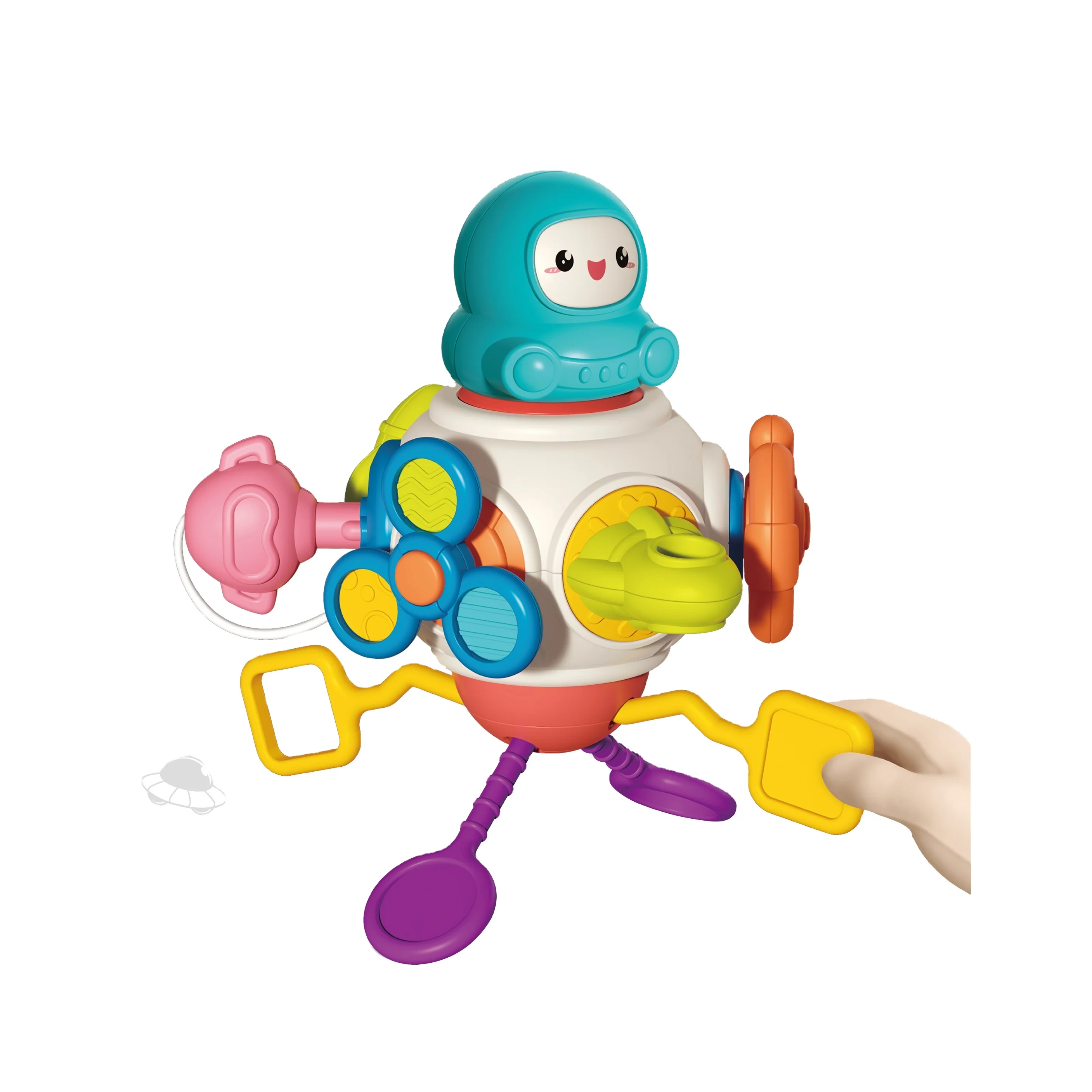KS 8 in 1 Baby Montessori Learning Activity Busy Cube Hand Grip Ball Infant Space Busy Ball Toy
