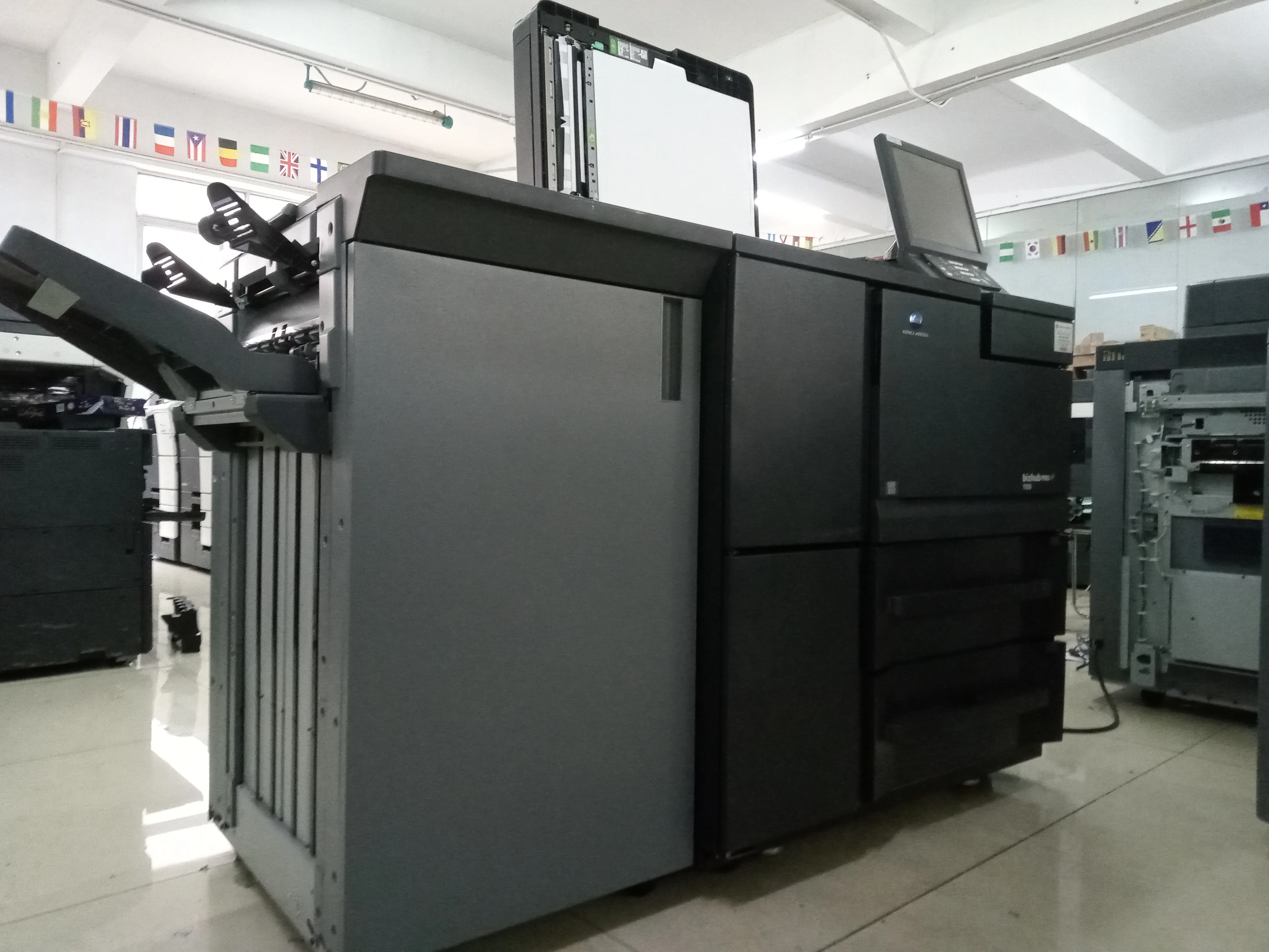 Refurbished Digital Printing Press Machine for Konica Minolta BH1100 Laser Production Press Photocopy Machine