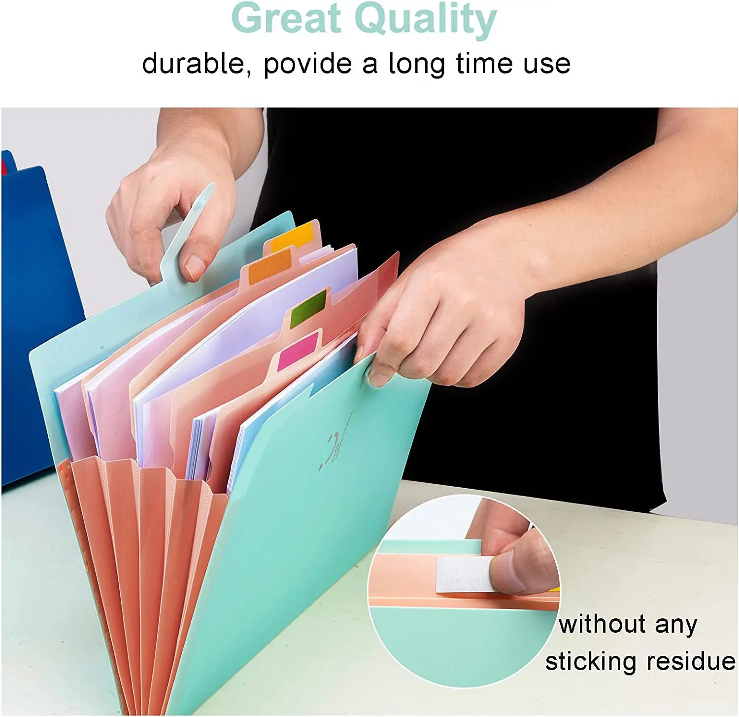 5 карманная папка для документов с индивидуальным логотипом Портативная сумка файлов полипропиленовые пластиковые папки расширяющаяся 4 размера