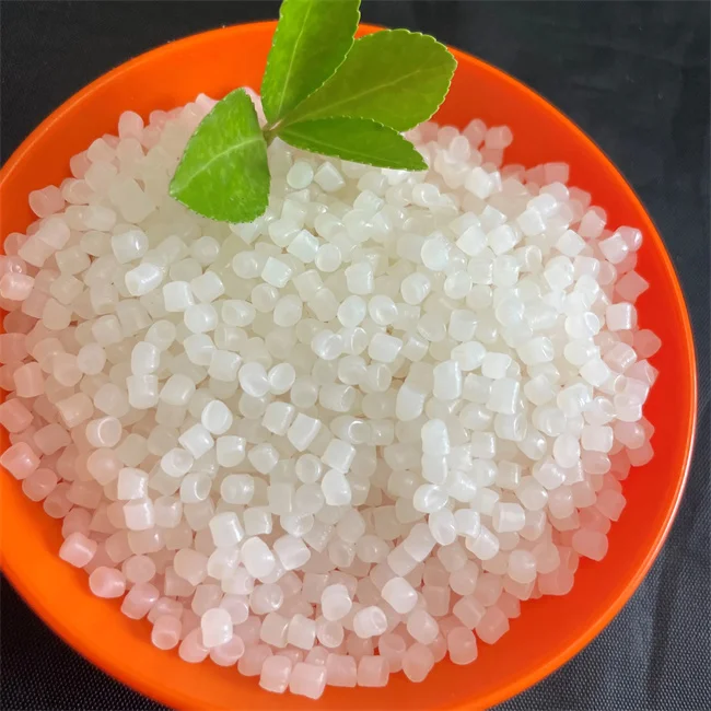 Высокое качество HDPE Полиэтилен высокой плотности гранулы белый прозрачный фильм класс применения
