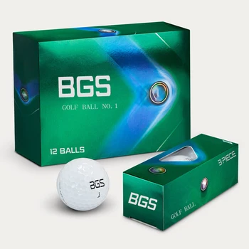Custom Logo 3 Pack Sleeve Box Control Feeling Urethane Tour Golf Balls 4 Layer Tour Surlyn Ball Golf Training Golf Ball