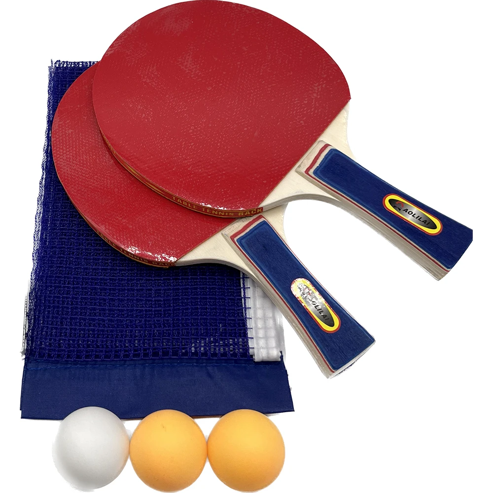 729 Brand High Quality Rubber Table Tennis Set Ping Pong Paddle Rackets Racket Bat