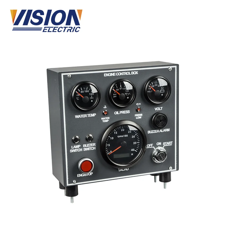 diesel Engine Parts Control Instrument Panel Gauge Meter for Marine Engine Model CB-YS-001