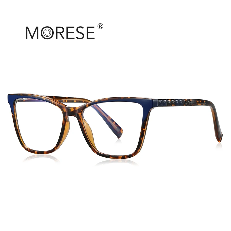 MORESE in Stock 2116 Large Frame Women Eyeglasses CP Propionic Acid Eyeglasses Frames