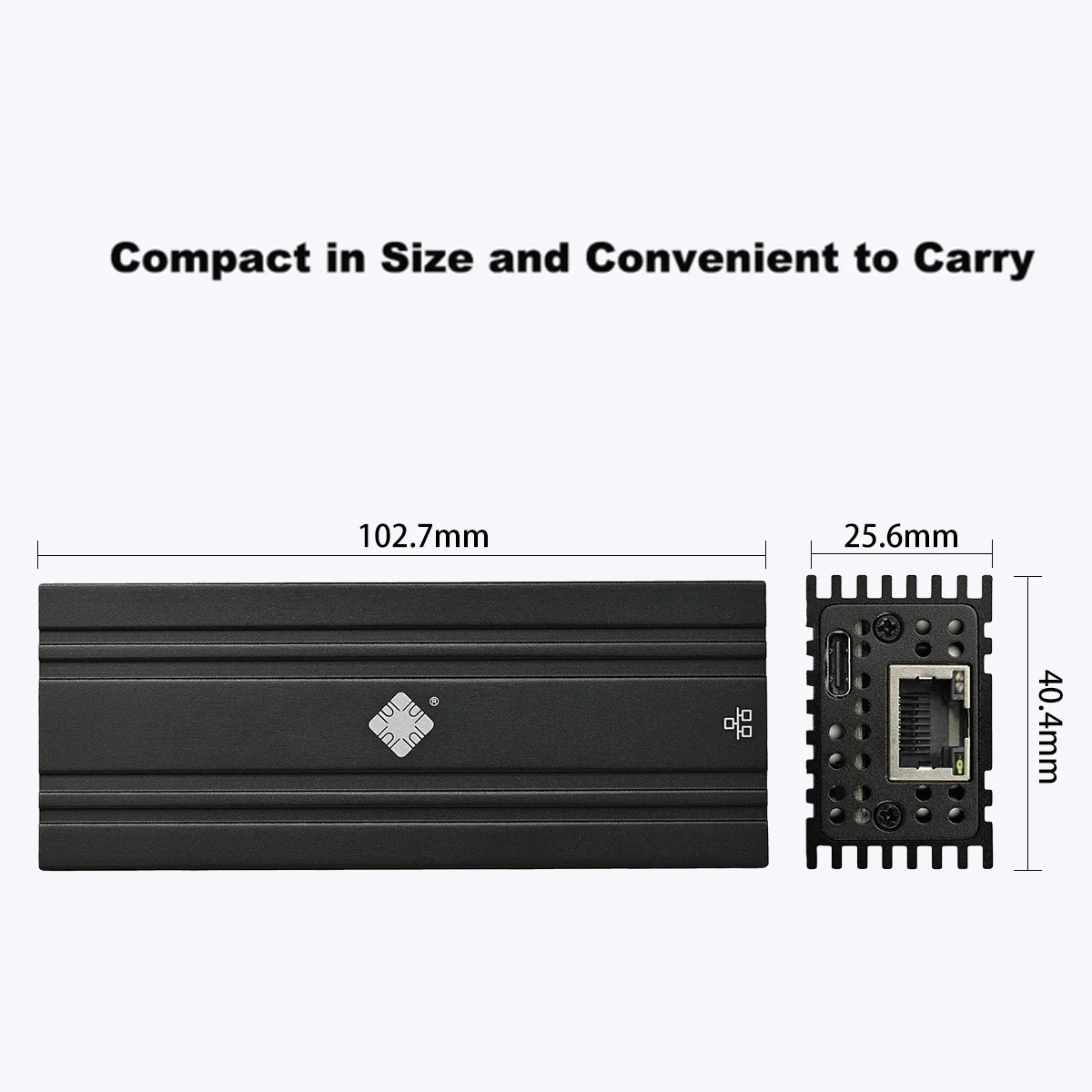 10G Ethernet USB4アダプター RJ45付き - Thunderbolt 4/3コンバーター