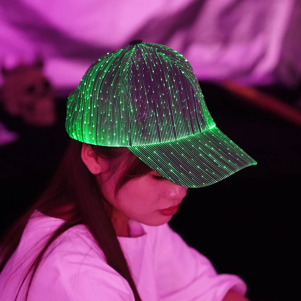 Casquette De Baseball LED Modifiable Par Application - Couleurs Changeantes - Marque DeWin - Neuf