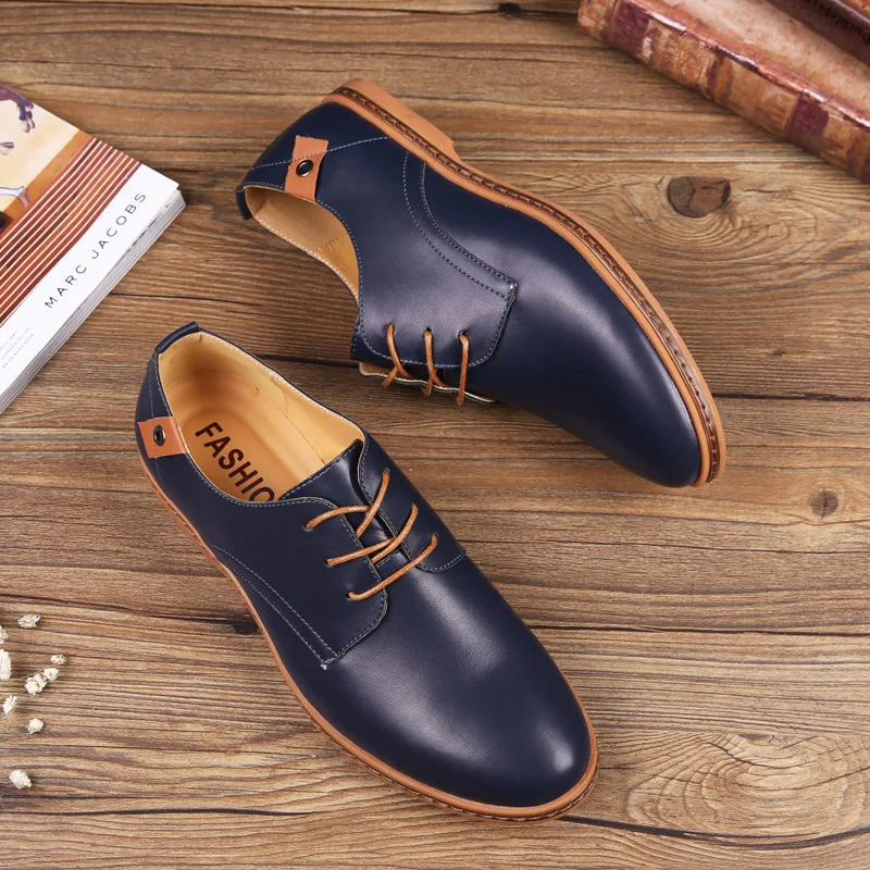 blue and brown mens dress shoes Paul Parkman Goodyear Welted Wholecut Oxfords Brown & Blue main image 1