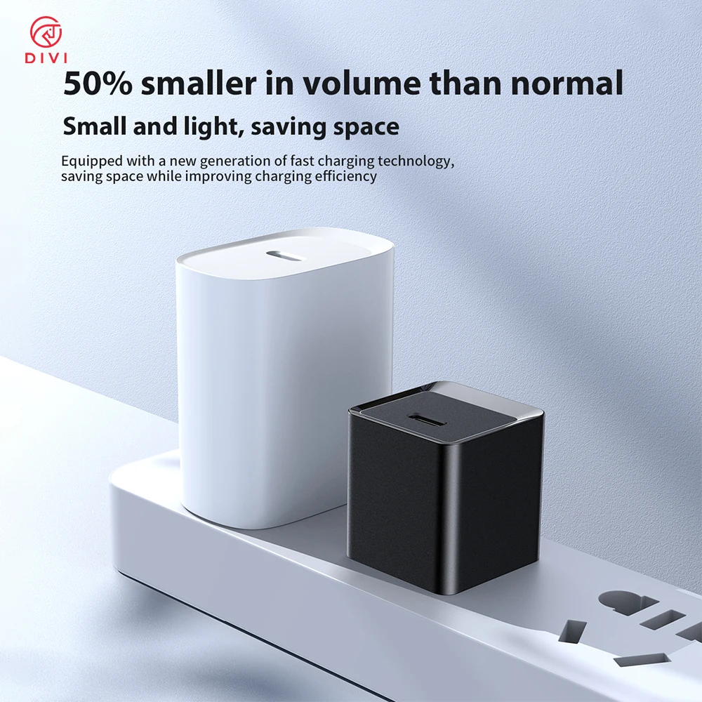 Быстрое зарядное устройство с Европейской/американской вилкой 20 Вт, портативное настенное зарядное устройство с двумя портами для всех телефонов