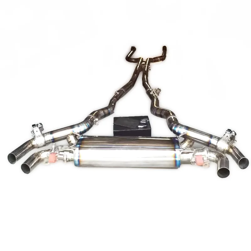 Performance Valve Catback Exhaust For BMW TH7 750 4.0T G12 2018-2022 Titanium Exhaust Pipe