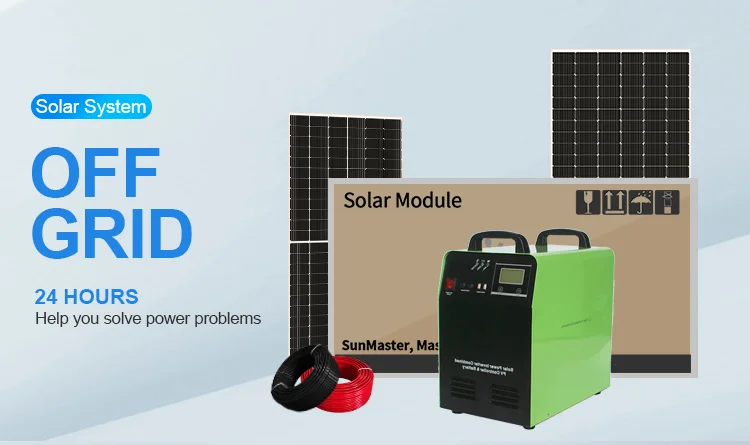 All In One Portable Solar Generator Kit 5Kw Off Grid 6Kw Hybrid Solar System Solar Home