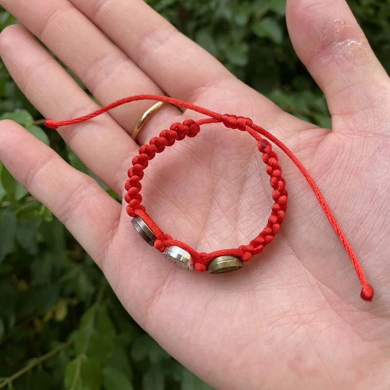 Blessed Baby Protection Bracelet Saint Benedict Braid