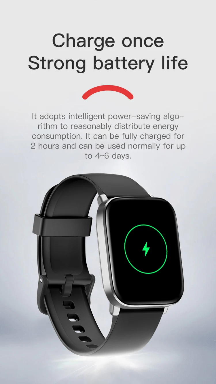 heart rate full touch fitness tracker smart watch