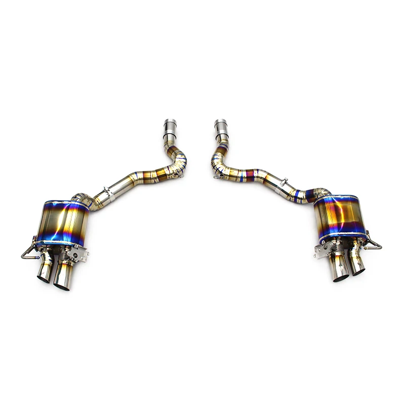 Custom Axle Exhaust With Valves For Bentley Continental GT V12 6.0T 2018-2024 Racing Pipes