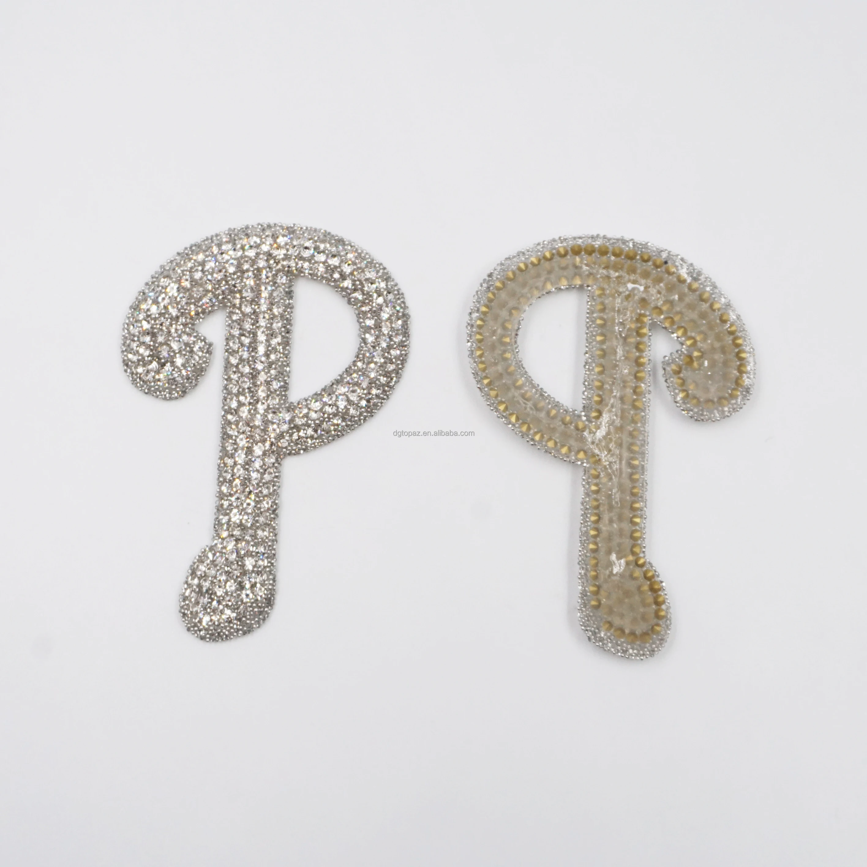 Luxury quality bling star custom iron on patches yellow adhesive sequins rhinestone star patches