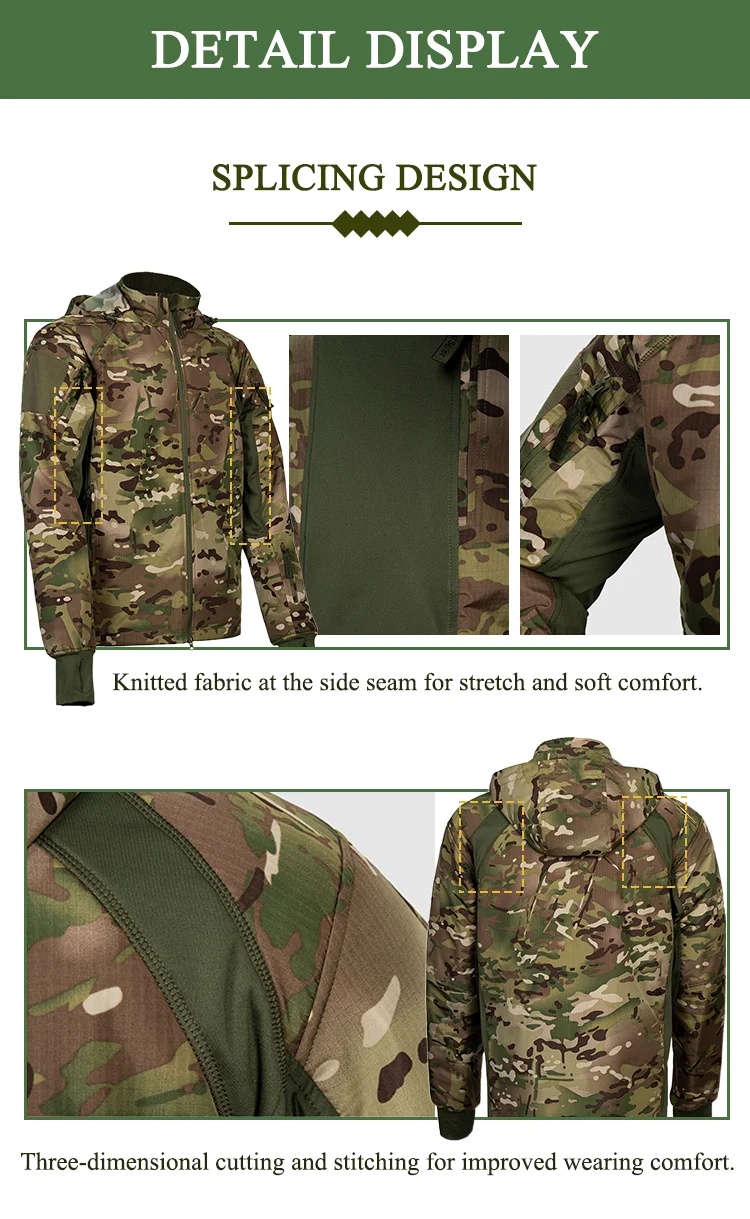 Windproof Waterproof Lightweight Tactical Jacket 