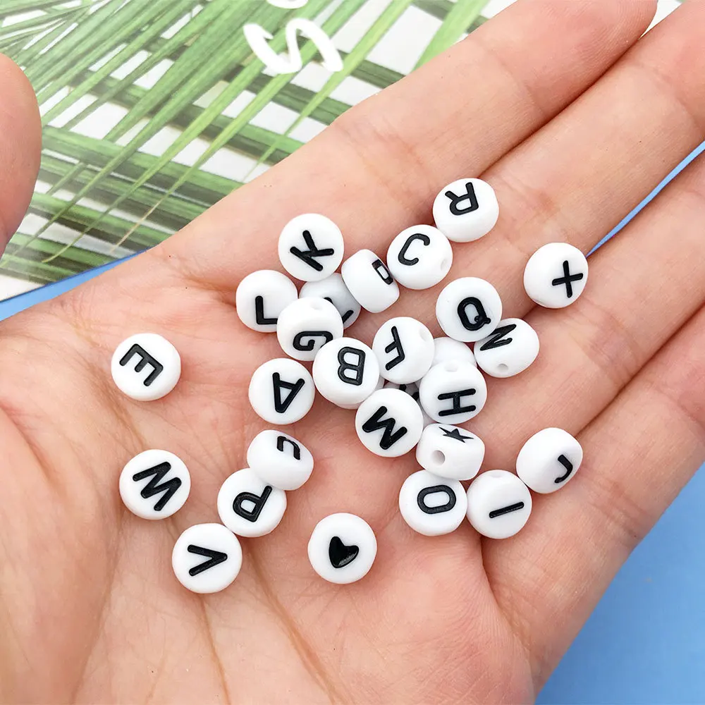 NCB 100pcs 6mm Mixedcolor ite Loose Beads for Jewelry Making