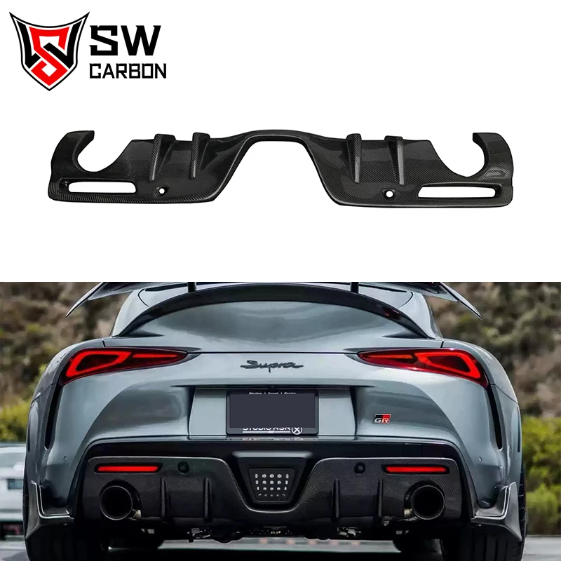 Aim-gain Style Carbon Fiber Rear Diffuser for Toyota Supra