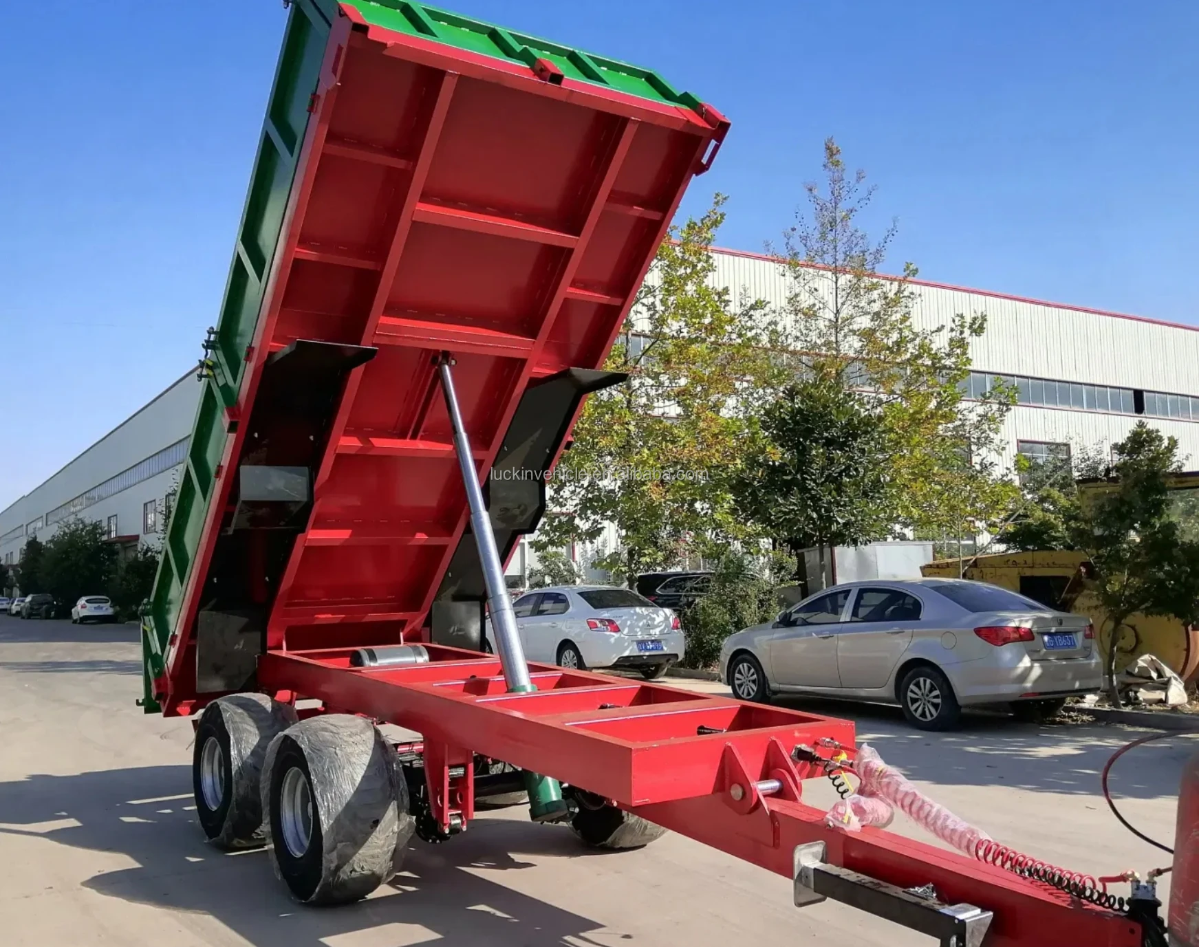 2024 Hot Selling 3 15 Tons Farm Trailer 15 Tons Agriculture Dump