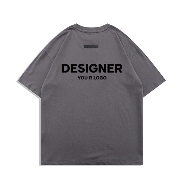 Custom Oversized Screen Print Essentials T Shirt Unisex 230 Gsm 100