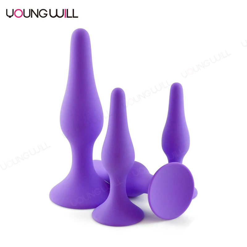 como hacer un lubricante anal casero First Time Crystal Booty Anal Plug Set main image 1
