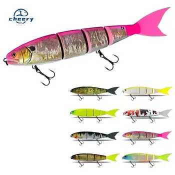 CHEERY Live Bait Japanese Style 15cm Sinking 28g / Floating 25g Multi-segment Swimbait with Silicone Soft Tail – Soft Lure – view 2
