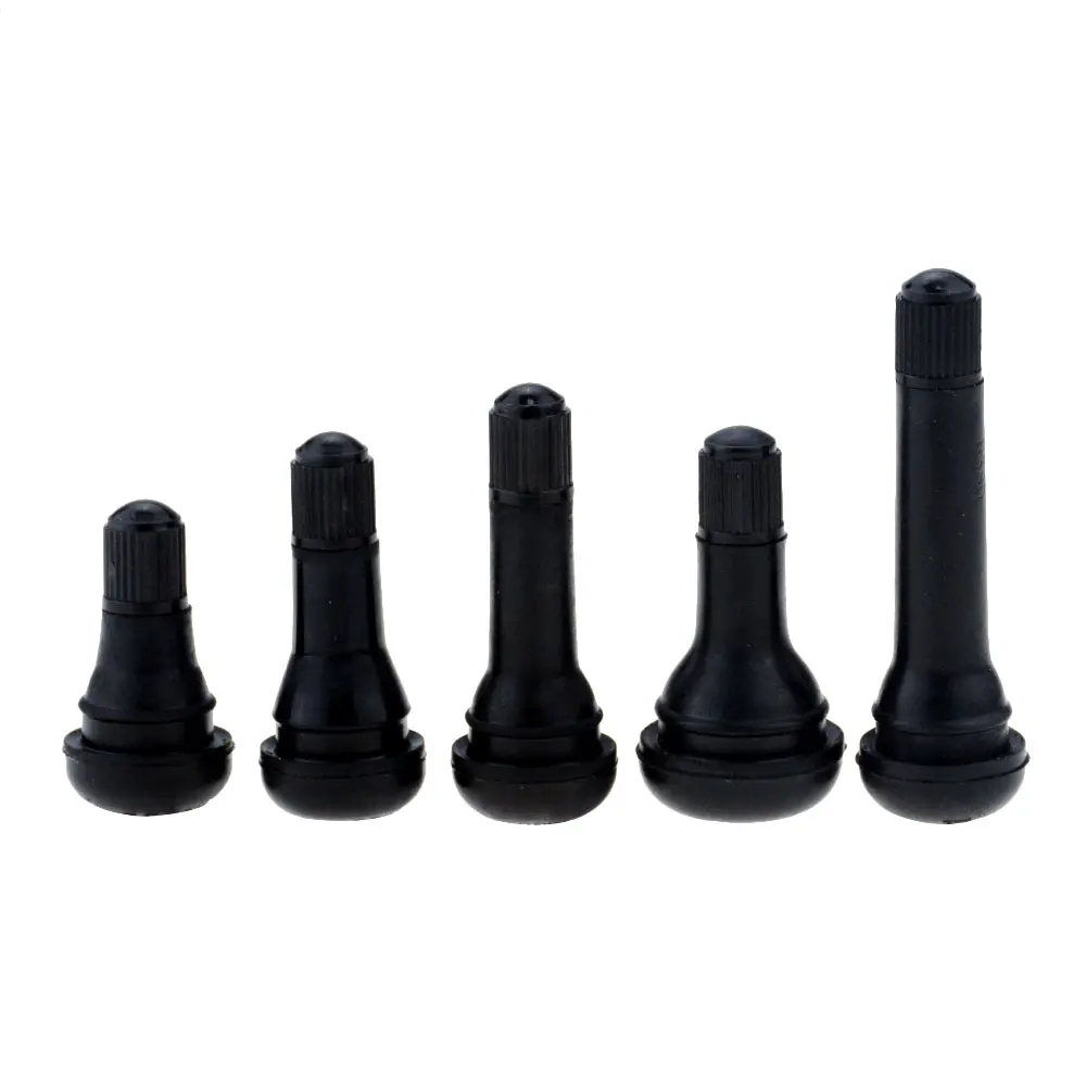 Lot De 50 Valves TR413 Pour Pneus Voiture/moto - Caoutchouc Et Aluminium, Trou De Jante 11.5mm