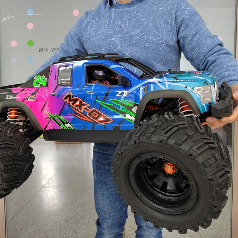 MX07 KIT ZD Racing 1/7 4WD Off-Road RC Car, 80km/h Speed, 8S