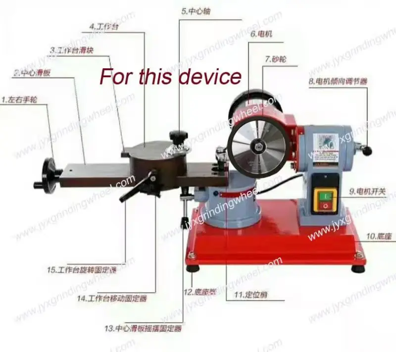 Jin Heng Tai 4 Inch High Quality Diamond Resin Grinding Wheel Manual ...