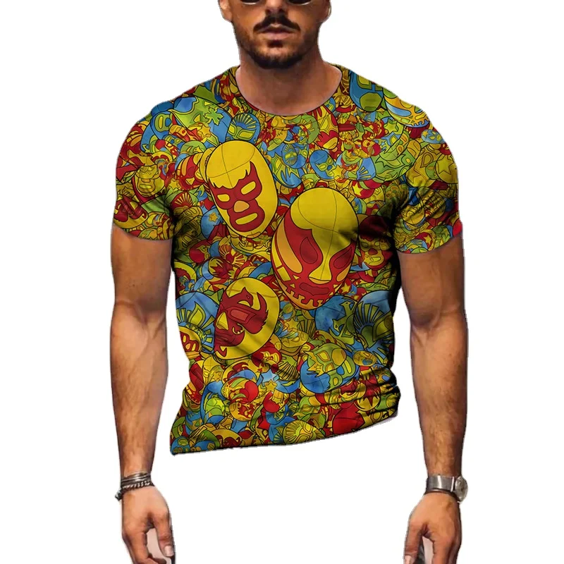 Free Sample Men Graphic Tshirts Men's Clothing Shirt Round Neck Distressed  Cartoon 3d Sublimation Print Slim Fitted T Shirts - Buy Round Neck T Shirts, Men Graphic T-shirts Men S Clothing Shirt,Distressed T-shirt