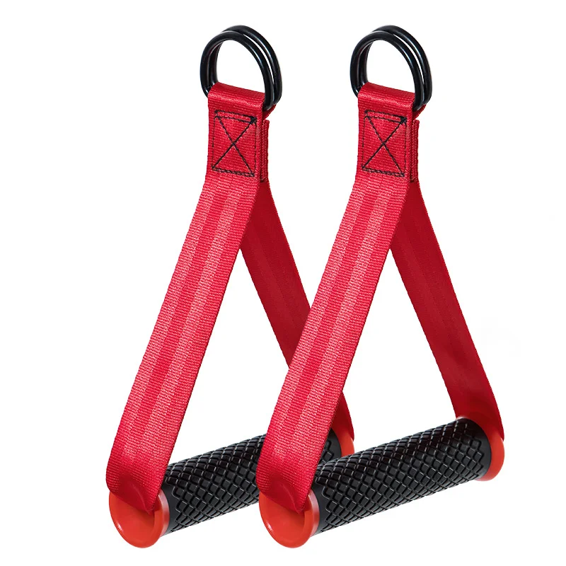 Wholesale Custom Logo Resistance Bands Exercise Hand Grips Fitness Accessories Pulley Gym Exercise Grip Handle