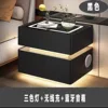 Chargeur sans fil USB avec haut-parleur Bluetooth, lumière noire tricolore