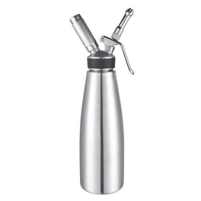 Professional 18/8 Stainless Steel 0.5L / 1L Whip Cream Whipper Dispenser for Commercial Use