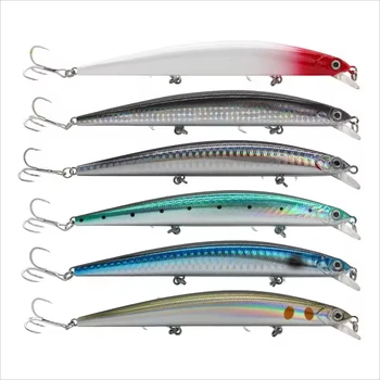 Lures Fishing Wholesale 11g/15g Floating Minnow Lure Hard Bait Beach Pesca Bass Fishing – Minnow – view 2