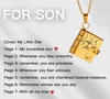 Oro - Collana con libro inciso edizione figlio