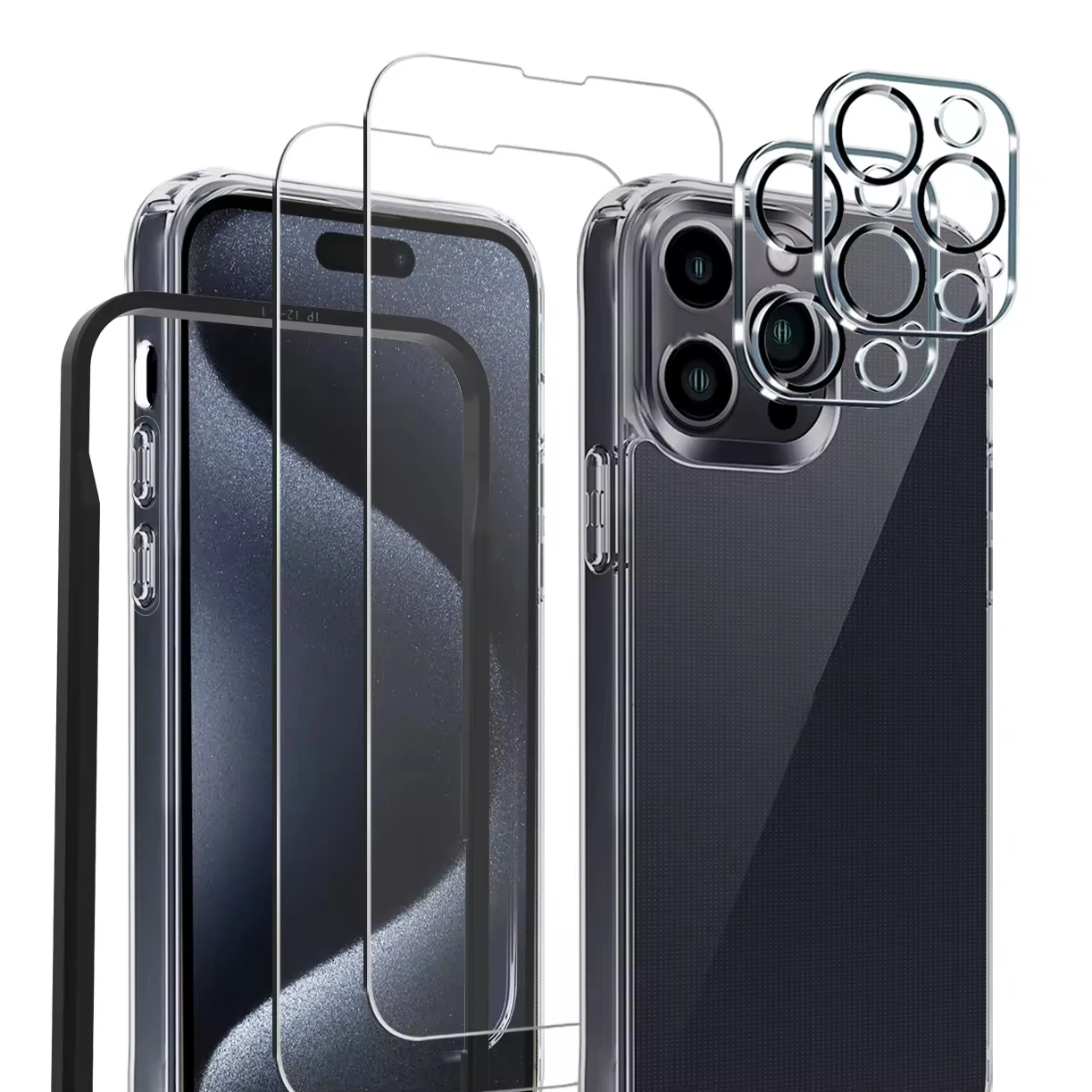 Anti Scratch Tempered Glass Screen Protector Anti-scratch Color Transparent Acrylic Space case Screen Protector Installation Kit