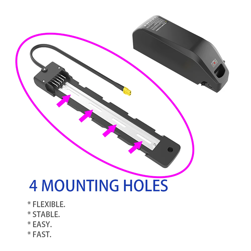 48V 25AH Lithium Bicycle Battery  Lithium 18650 21700  for 8FUN Bafang 48V1000W 750W Motor