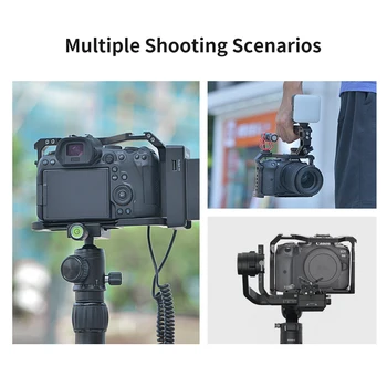 KingMa Multi-hole Aluminium Alloy DSLR Camera Cage Video Vlog Camera Cage Accessory for Can on EOS R5 R6 product image