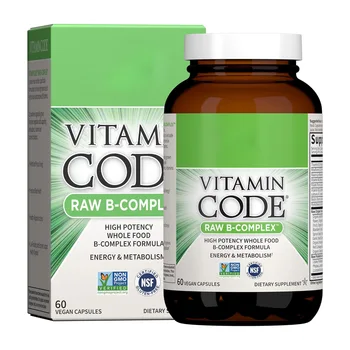 Private Label HOT Sale OEM Raw B Complex Vitamin Code 60 Vegan Capsules High Potency Vitamins for Energy & Metabolism