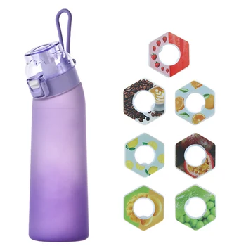 Popular Product Summer Tritan Plastic Drinkware Fruit Taste Air Flavoured Water Bottle