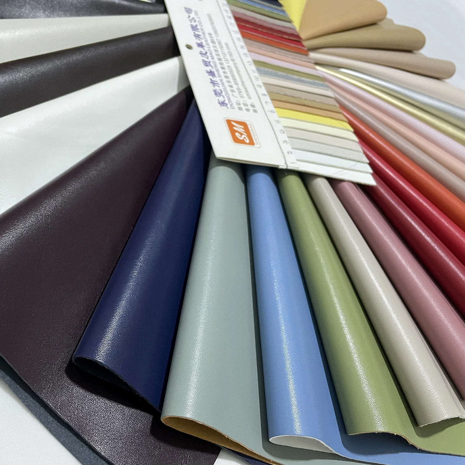 0.6mm 1.3mm Thickness Recycled Pvc Faux Leather Ecofriendly Sofa