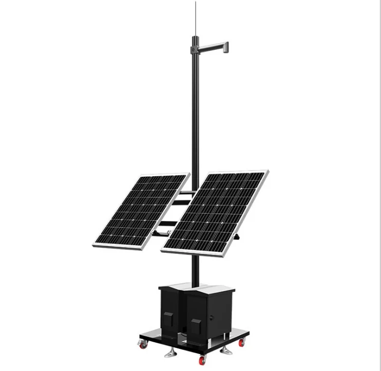 3 м Мобильный cctv камера коробка мачты