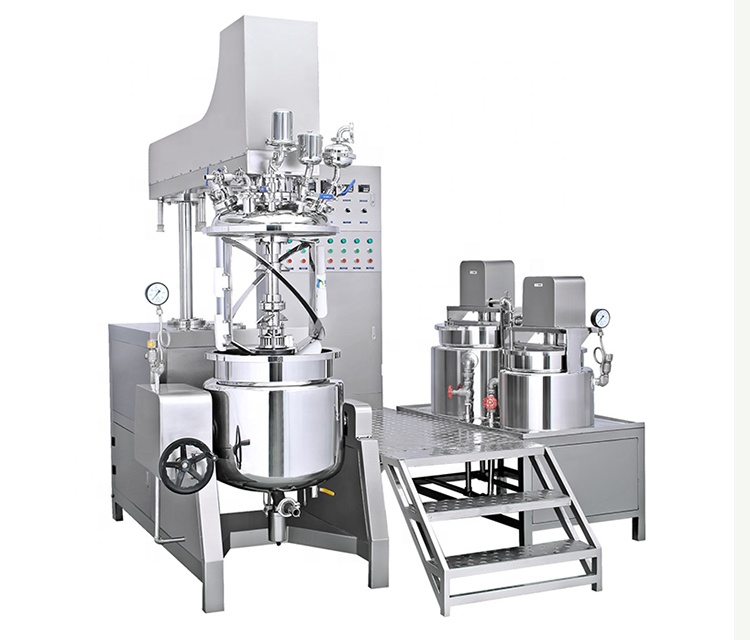 
 200 л вакуумный эмульгирующий гомогенизатор, смешивающая машина, оборудование для производства косметики  