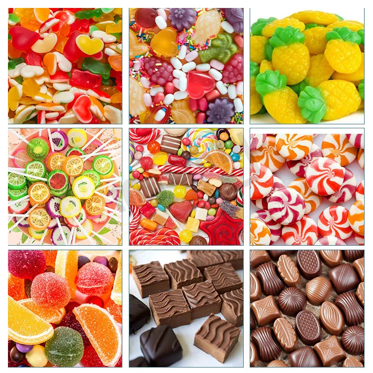 Multi Fruit Colored Color Bear Shaped Medium Size Milk Toffee Pop Lollipop Mold Make Machine Small Business