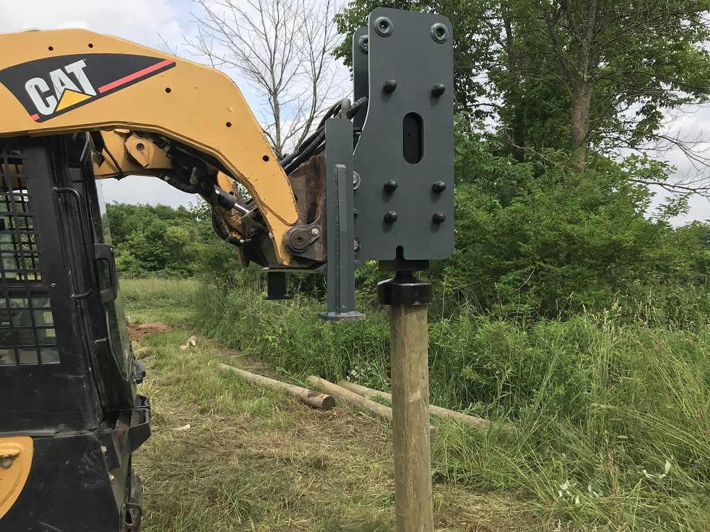 HAWK Earth-Moving Machinery Vibrate Hammer Post Pile Driver