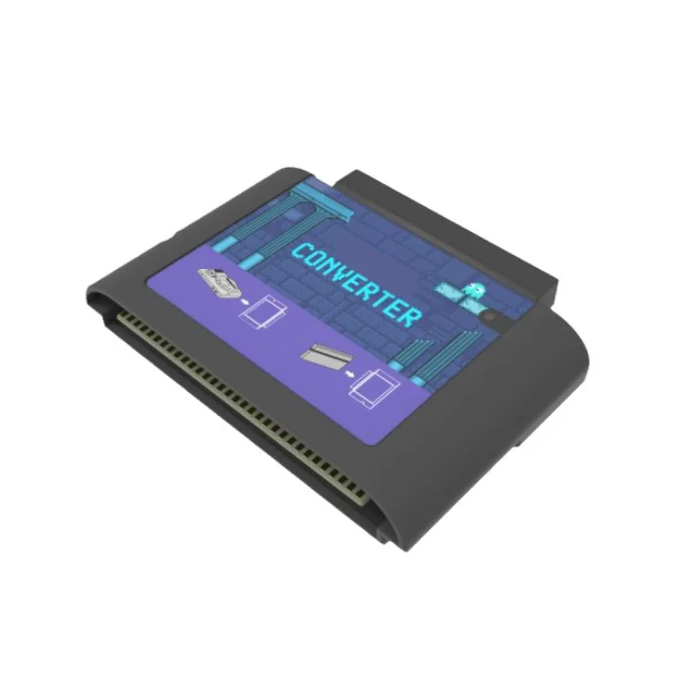 Game Video Cassette for Megedrive Game Burner Card MS to MD Game Card Converter