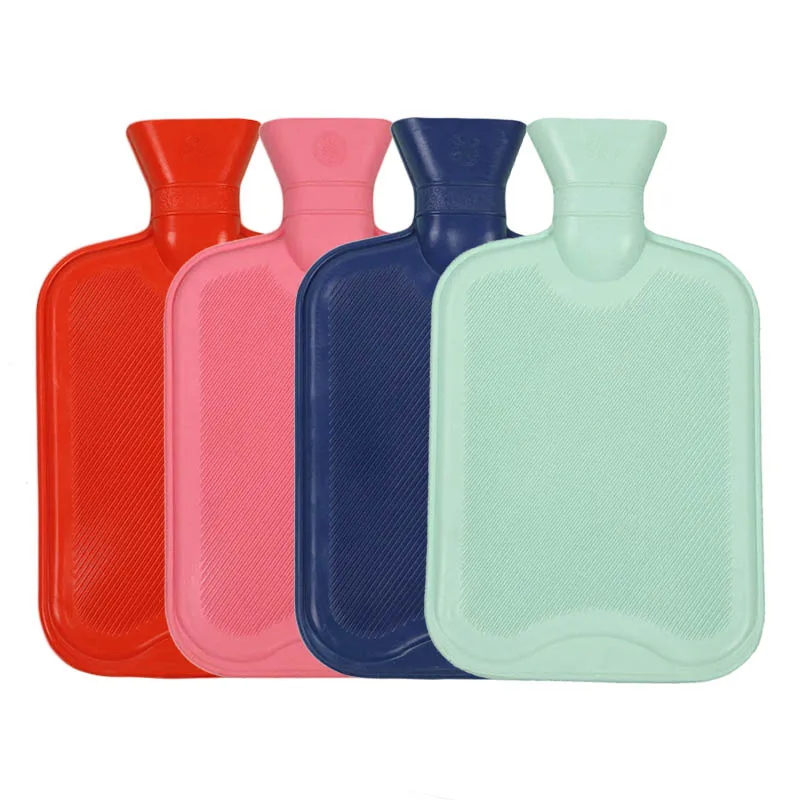 factory direct sale colorful warm rubber hot water bottle bag custom