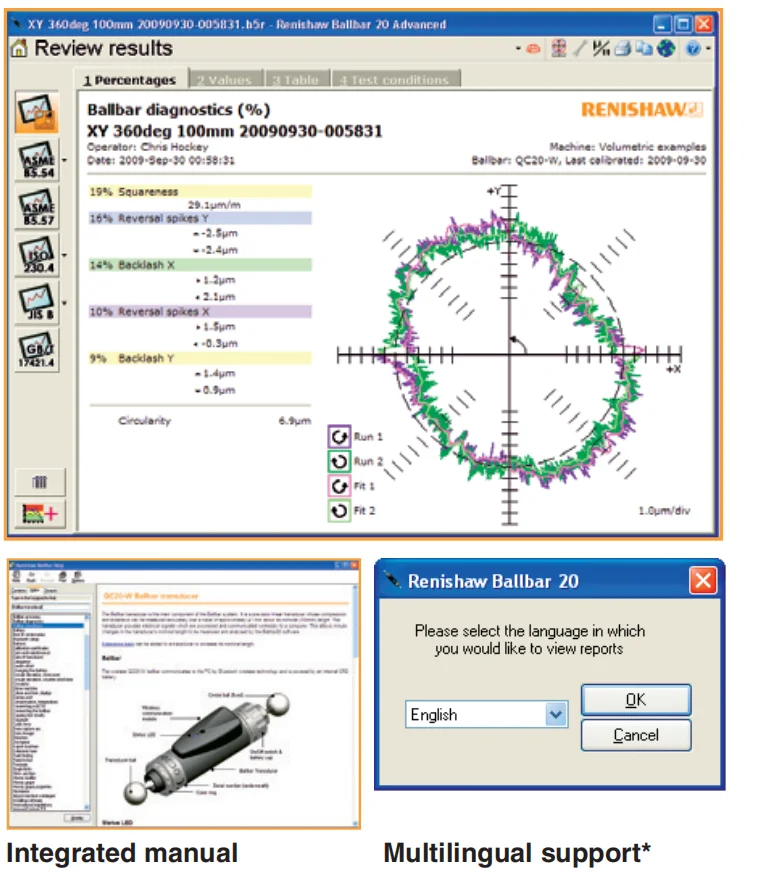 Renishaw Qc20-w Wireless Ballbar System - Buy Renishaw Qc20-w Product ...