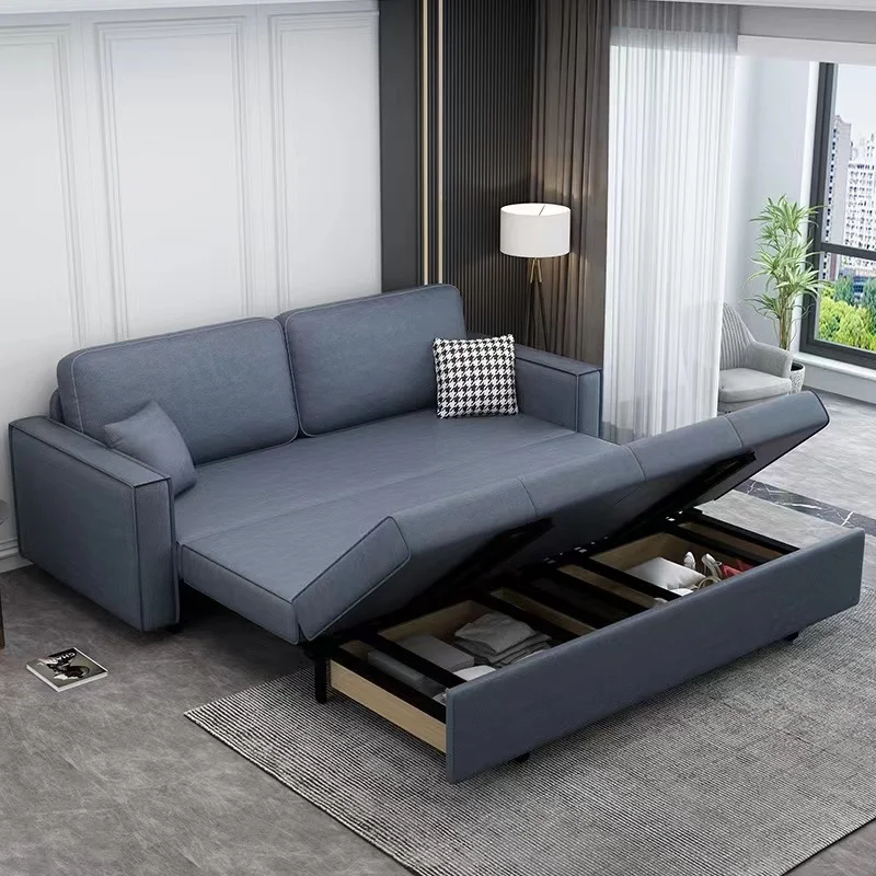 Space Saving Multipurpose living Room set Furniture Modern fabric folding sofa bed